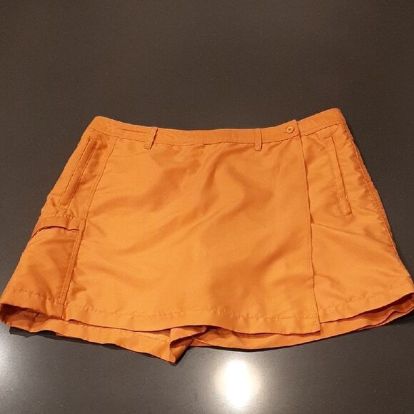 Sportie Orange Skorts - Picture 1 of 9